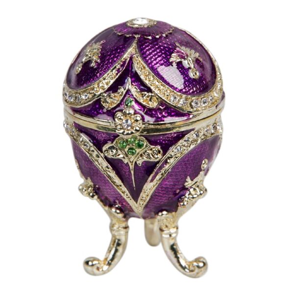 Emali/kultarasia Fabergé 6 cm lila - Image 2