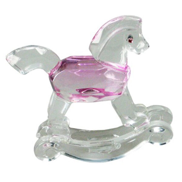 Kristallikeinuhevonen pinkki