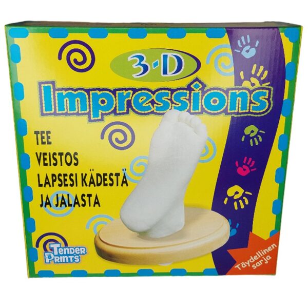 3D kipsivalu käsi/jalka