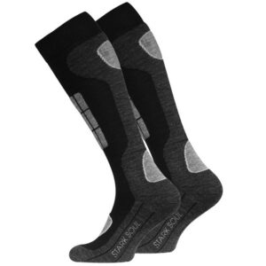Hiihtosukka Stark Soul  Musta/harmaa 43-46