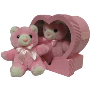 Rasia nalle/sydän pinkki