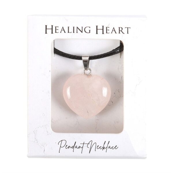 Healing Heart -kaulakoru Ruusukvartsi - Image 3