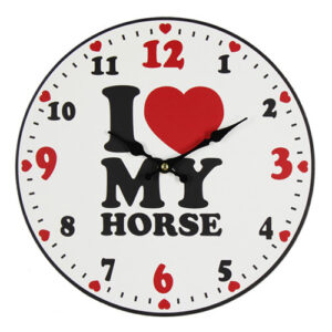 Seinäkello - I Love My Horse*