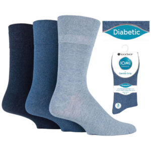 Diabetes-sukka 39-45 värilliset 3-pakkaus