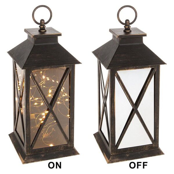 Lyhty LED-valo messinki