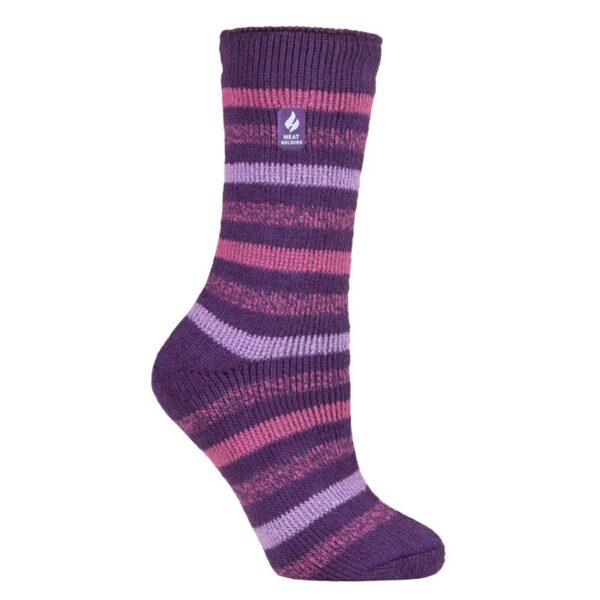 Lämpösukka Twist 37-42 Lilaraidat - Image 2