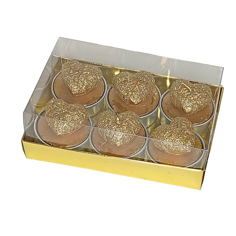 Kultasydän-lämpökynttilät* - Image 3