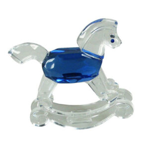 Kristallikeinuhevonen sininen