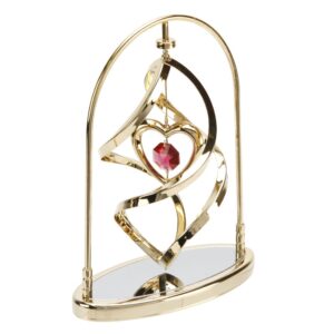 Kulta/kristalli Spiraali ja sydän