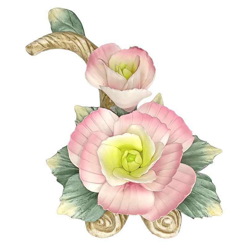 Posliini-omenankukka ja nuppu koko L