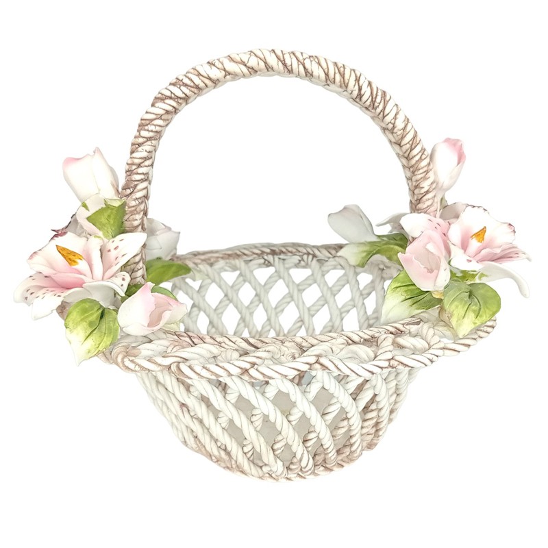 Posliini-pitsikori kukkasilla koko XL* - Image 2