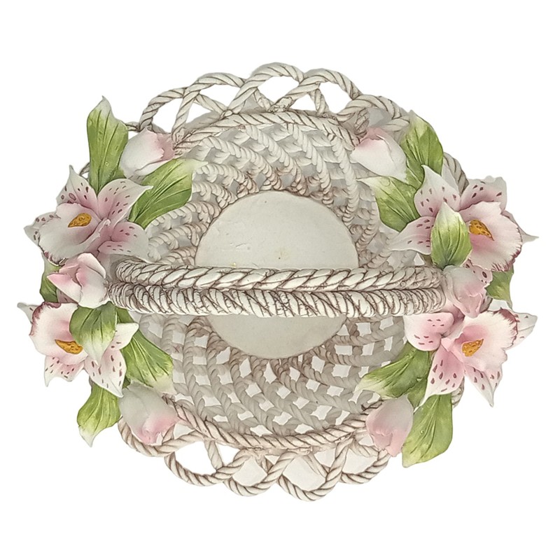 Posliini-pitsikori kukkasilla koko XL* - Image 3