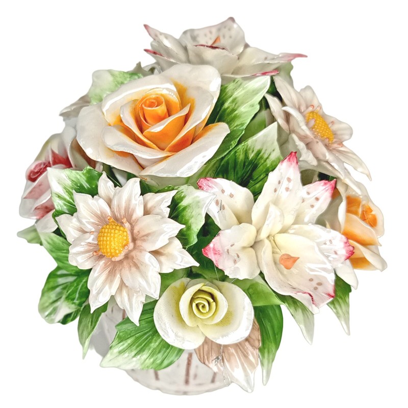 Posliini-kukkakimppu vadissa koko XL