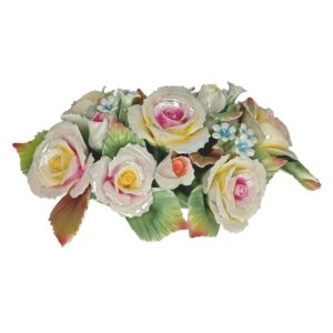 Posliinivihko valkoiset kukat koko XL