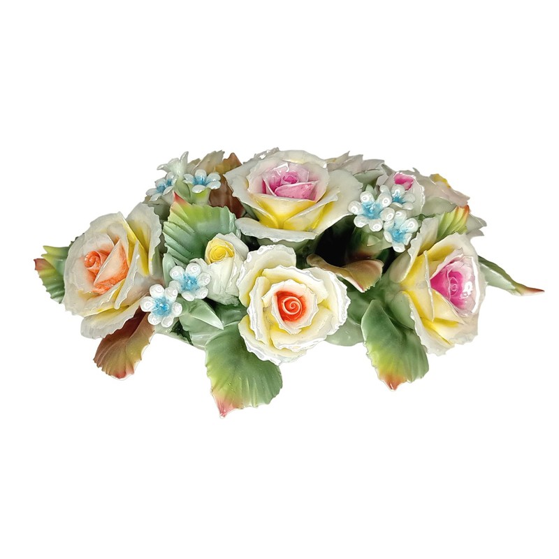 Posliinivihko valkoiset kukat koko XL - Image 2