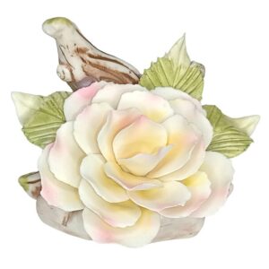 Posliini-valkoinen ruusu koko L*