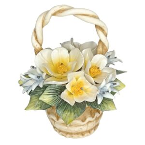 Posliini-omenankukat korissa koko M*