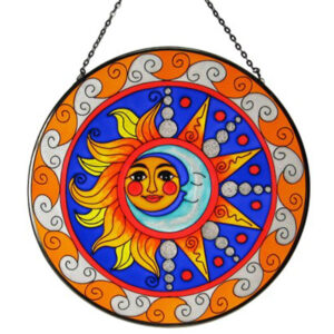 Tiffanyriipus aurinko/kuu pyöreä*