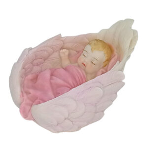 Lapsi siipien suojassa pinkki