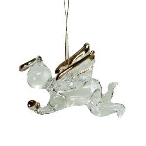 Riippuvat lasikerubit kulta 6-pakkaus