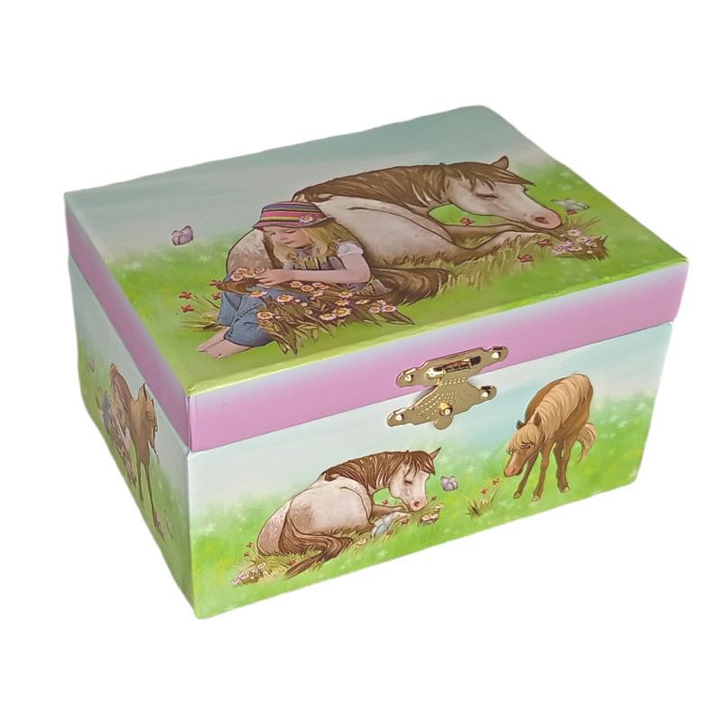 Koru-/soittorasia - Hevostyttö