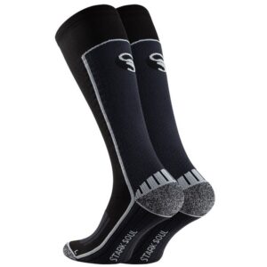 Urheilu-/kompressiosukka Stark Soul musta/harmaa 43-46