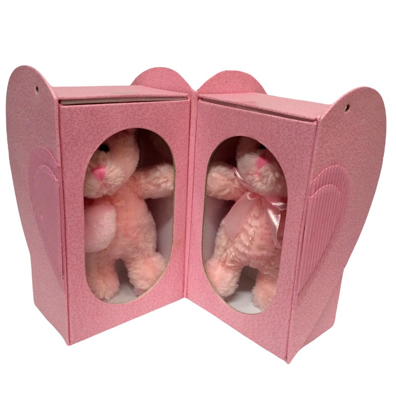 Rasia 2 nallea/sydän pinkki - Image 3