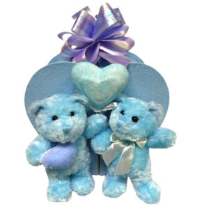 Rasia 2 nallea/sydän sininen