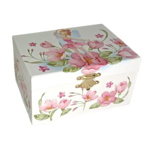 Koru-/soittorasia - Keiju ja kukkaset