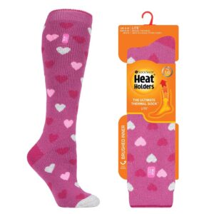 Lämpösukka Pitkä 37-42 Sydänkuvio