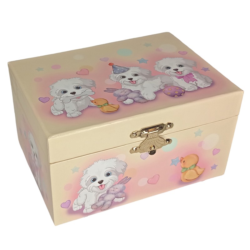 Koru-/soittorasia - Leikkisät koiranpennut - Image 2