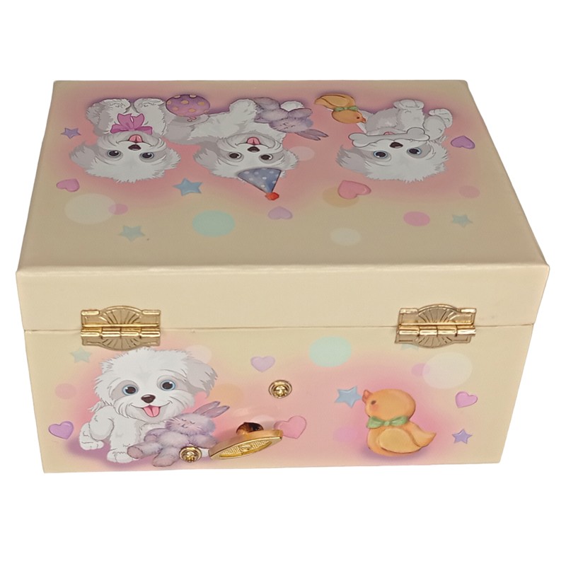 Koru-/soittorasia - Leikkisät koiranpennut - Image 3