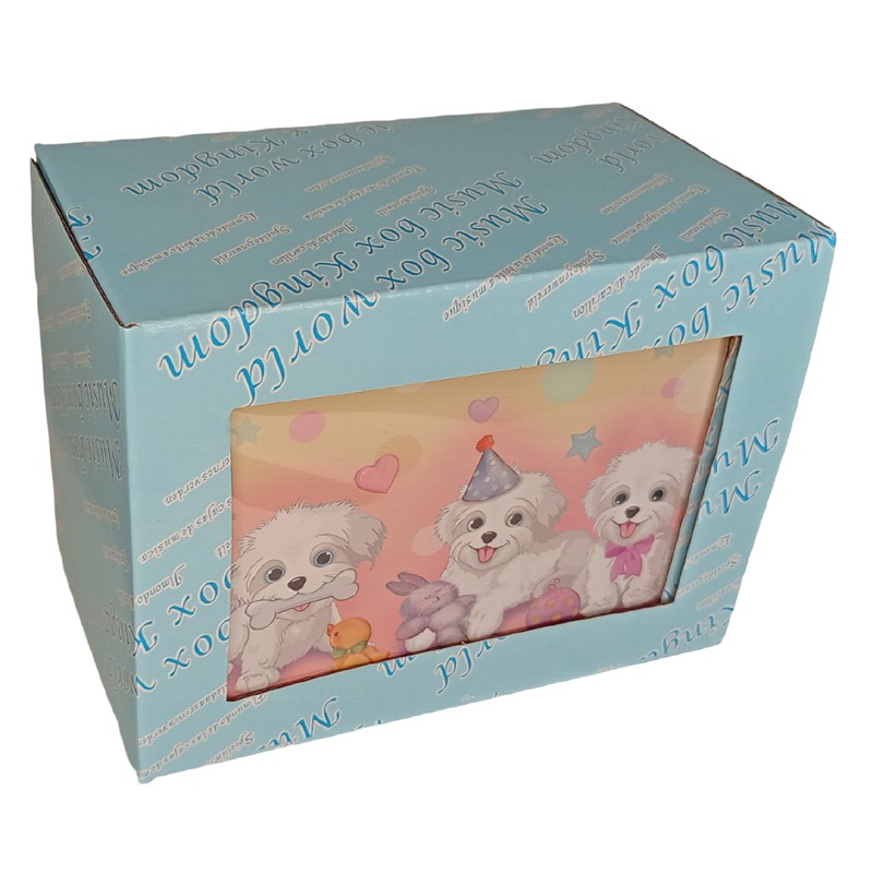 Koru-/soittorasia - Leikkisät koiranpennut - Image 4