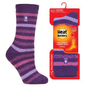 Lämpösukka Twist 37-42 Lilaraidat