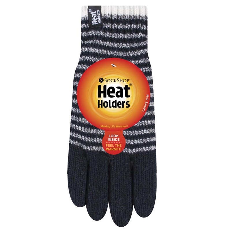 Sormikkaat Lady Musta/raidat S/M - Image 3