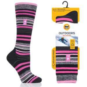 Hiihtosukka Pitkä 37-42 Pinkkiraita