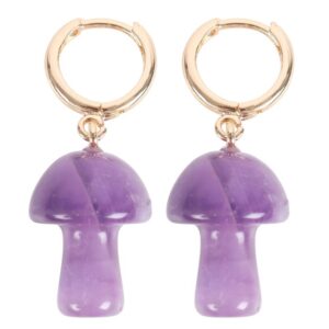 Ametisti -sienikorvakorut