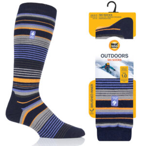 Hiihtosukka Pitkä 39-45 Raidallinen