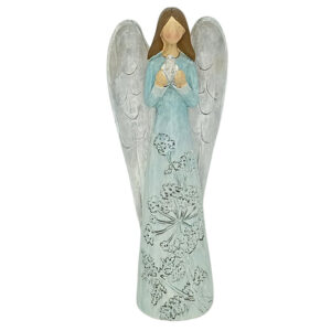 Kukkaenkeli 21 cm Aqua