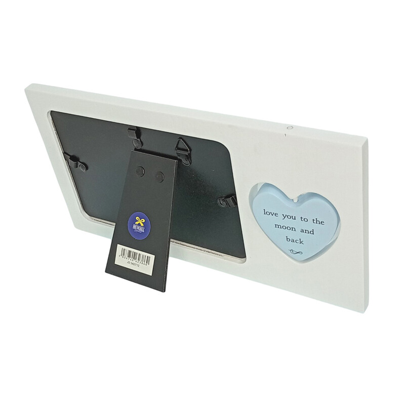 Nalle/Sydän Baby Boy -kehys - Image 3