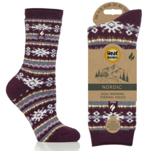 Lämpösukka Nordic 37-42 Cabernet/Rose