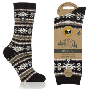 Lämpösukka Nordic 37-42 Black/Olive