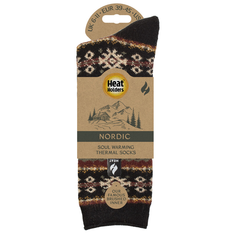 Lämpösukka Nordic 39-45 Black/Olive - Image 3