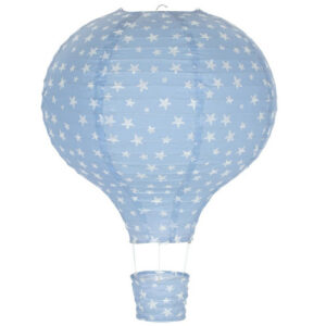 Kuumailmapallo -lampunvarjostin sininen