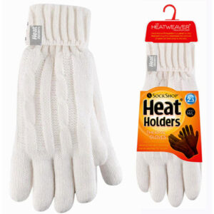 Heat Holders Lady sormikkaat valk. S/M