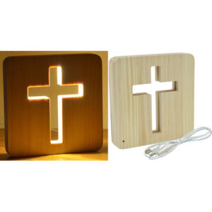 Puuristi LED-valolla