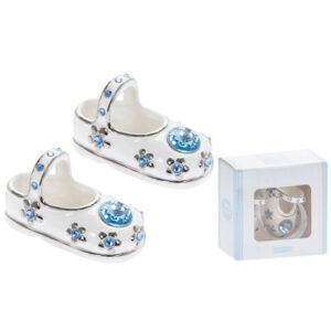 Posliinitossut ja kristalli Sininen