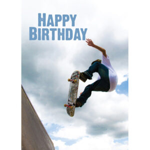 Happy Birthday -kortti skeitti