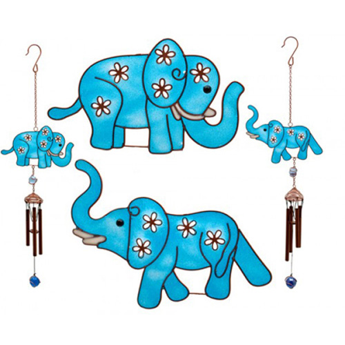 Tiffany-norsu tuulikello*