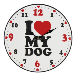 Seinäkello - I Love My Dog*